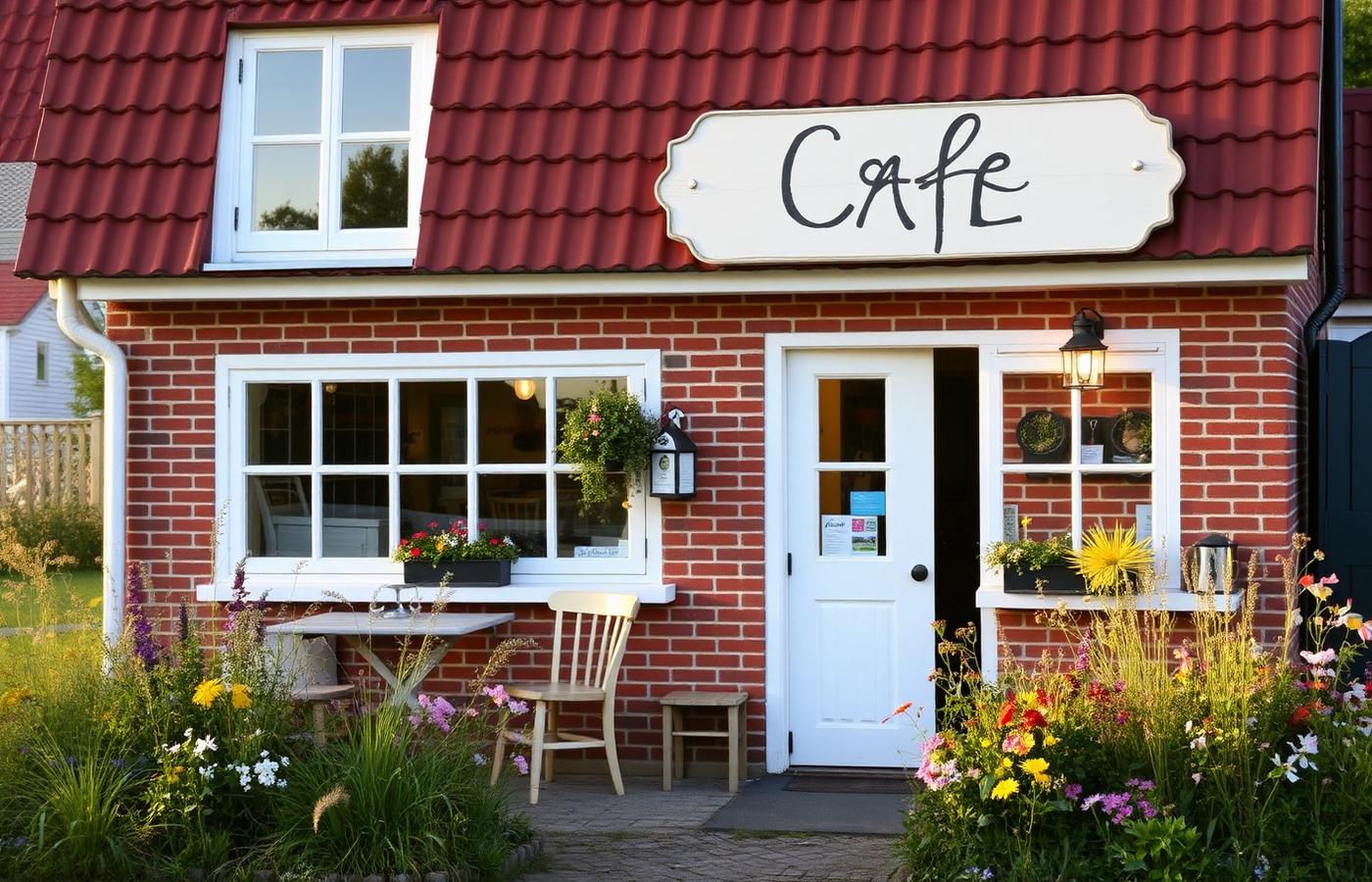 Facaden af Farmors Kaffebar i Hemmet
